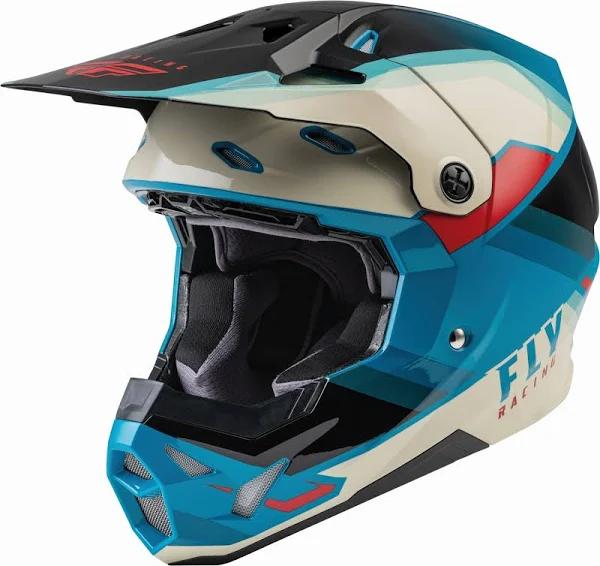 Fly Racing Formula CP Rush Black Stone/Dark Teal Helmet - S