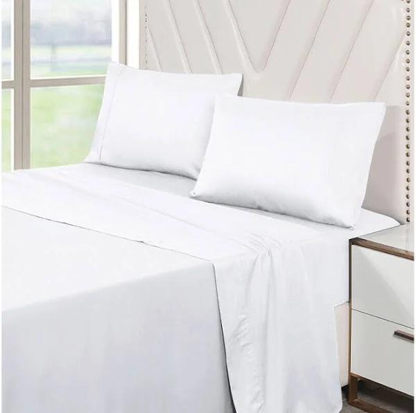 Tencel Sheet Set White - King - AfterPay & zipPay Available