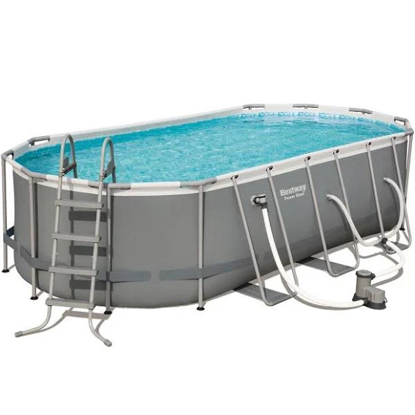 Bestway Power Steel Swimming Pool Set Oval 549x274x122cm