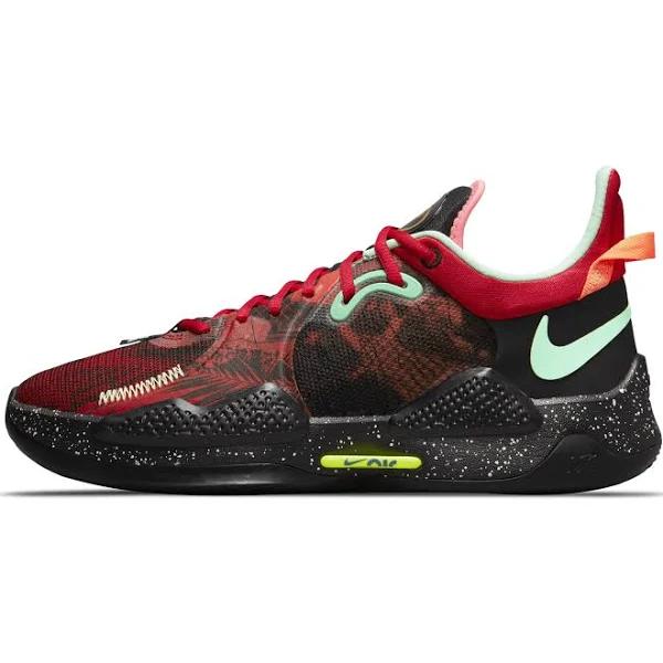 Nike PG 5 EP 'Mismatched Multi' Sneakers | Red | Men's Size 7