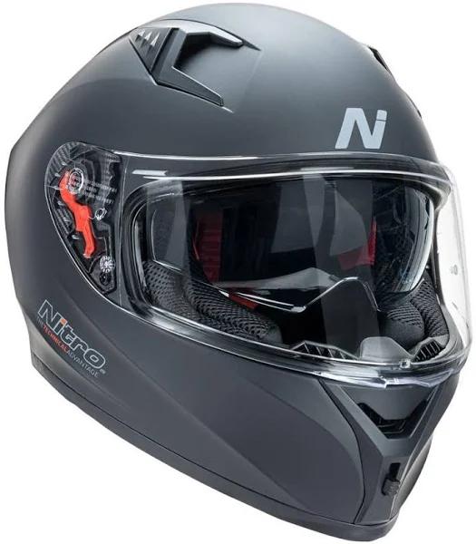 Nitro N501 DVS Matt Black Helmet