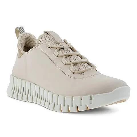 ECCO | Women's Gruuv Sneakers | Size 7 | Leather | Limestone