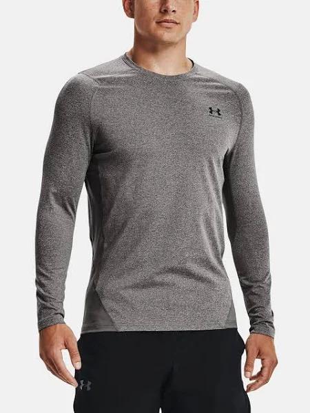 Under Armour Mens ColdGear Amour Fitted Crew - Grey