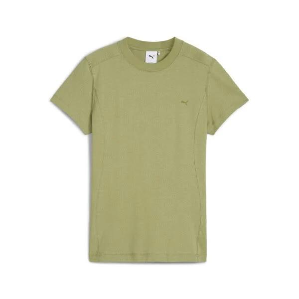 Yona Women's T-Shirt in Calming Green, Size Medium, Cotton by Puma