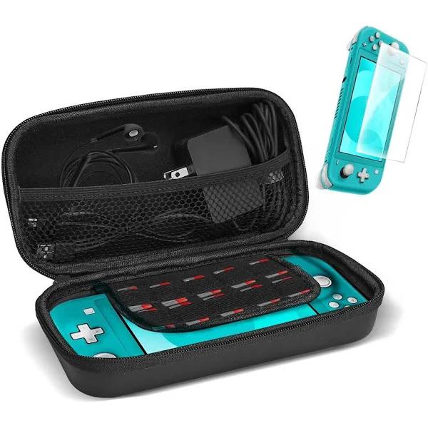 ProCase Carrying Case For Nintendo Switch Lite With Screen Protector, Portable Travel Carry Case Hard Shell 2 in 1 Accessories Kit For Nintendo