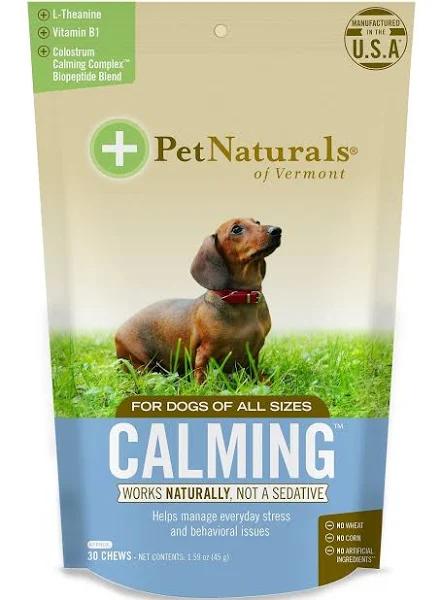 Pet Naturals Calming for Dogs 30 Chews