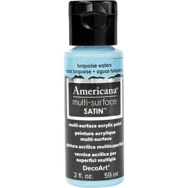 DecoArt Americana Multi-surface Satin Acrylic Paint, 2-Ounce, Coastal Waters