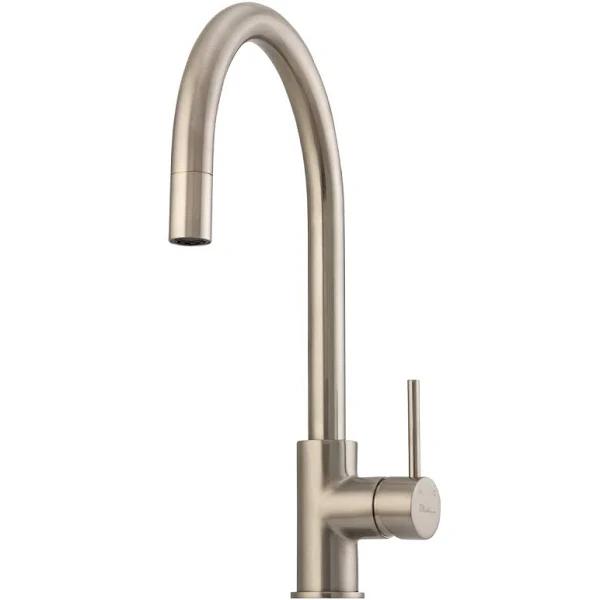 Oliveri Tap Venice Pull-out Gooseneck Mixer Brushed Nickel VE520FBN-P