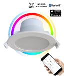 CLA LED Smart White Round Dimmable Tri-CCT RGB 9W Downlight