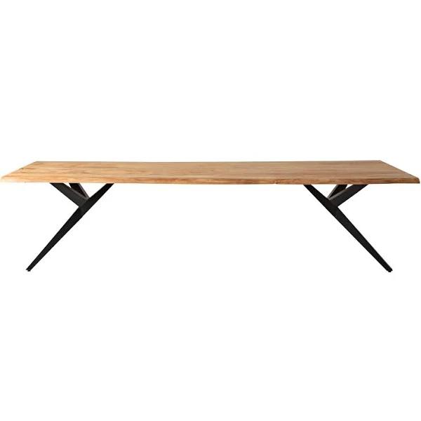 River Live Edge Timber Dining Table 300cm | Honey | Dining | Early Settler Furniture