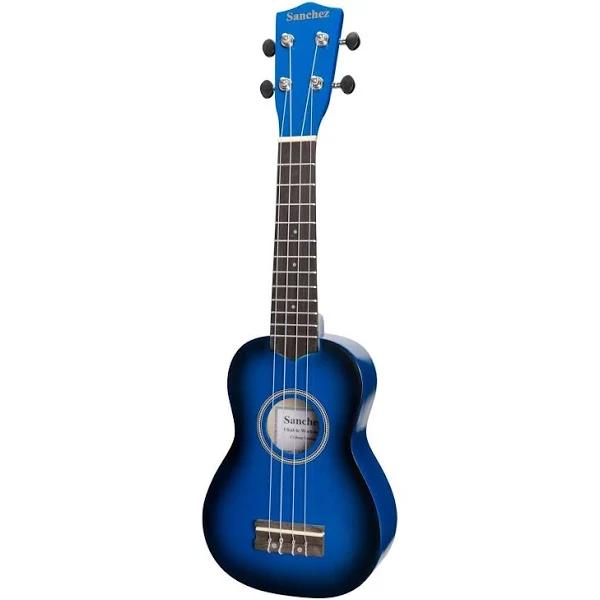 Sanchez 'Colourburst Series' Soprano Ukulele (Dark Blueburst)