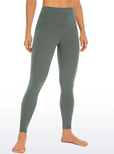 CRZ Yoga Women's Yoga Lounge High Rise Butterluxe Yoga Leggings 28'' Grey Sage / XS