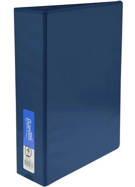 Bantex Insert Binder 4D Ring 50mm A4 Blue