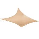 Instahut 4 x 5m Waterproof Rectangle Shade Sail Cloth - Sand Beige