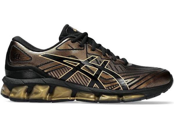 ASICS Men's Gel-Quantum 360 VII - Sportstyle Sneakers - Black/Pure Gold 10