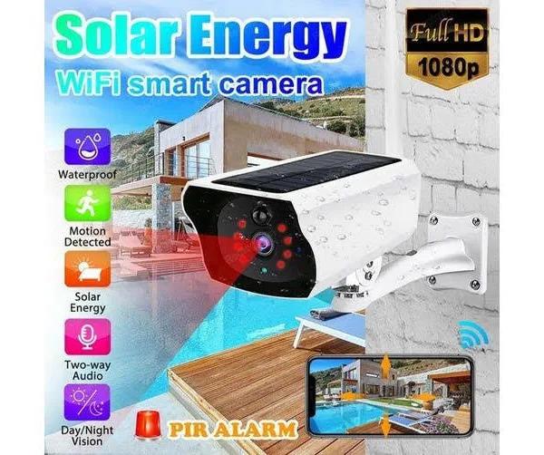 Solar Wireless Wifi Security Camera Outdoor