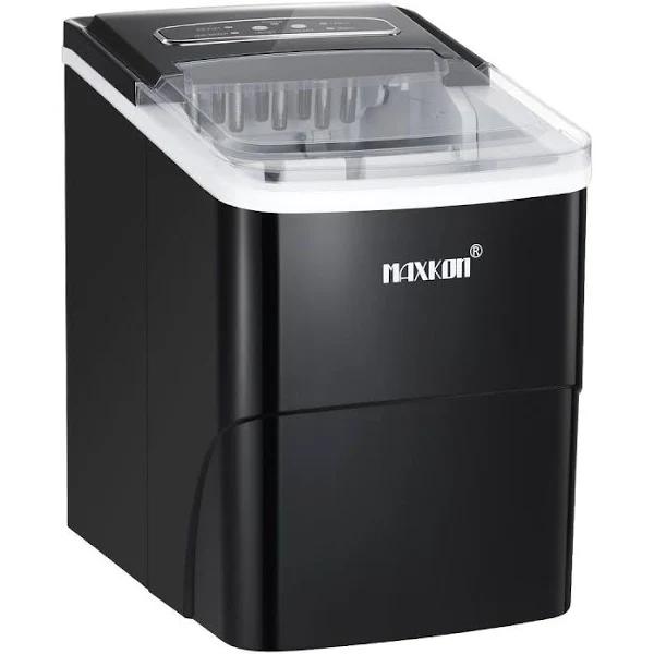 Maxkon Ice Maker Ice Cube Machine 12kg Ice Capacity Black