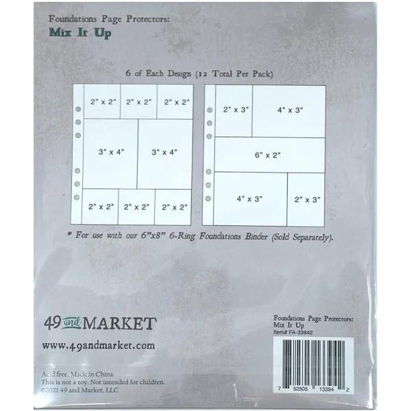 49 and Market - Foundations - Page Protectors - Mix It Up