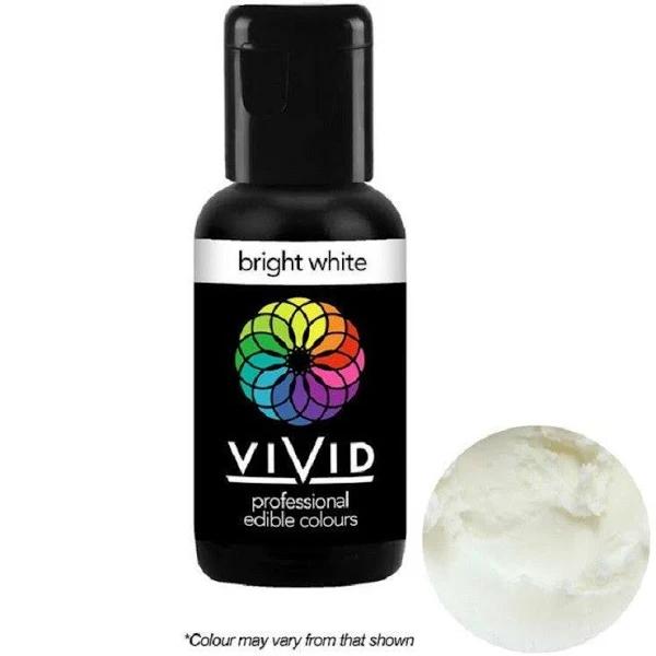 Vivid Bright White Gel Food Colour