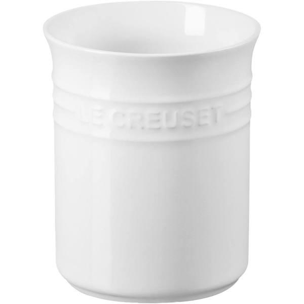 Le Creuset Stoneware Small Utensil Jar White