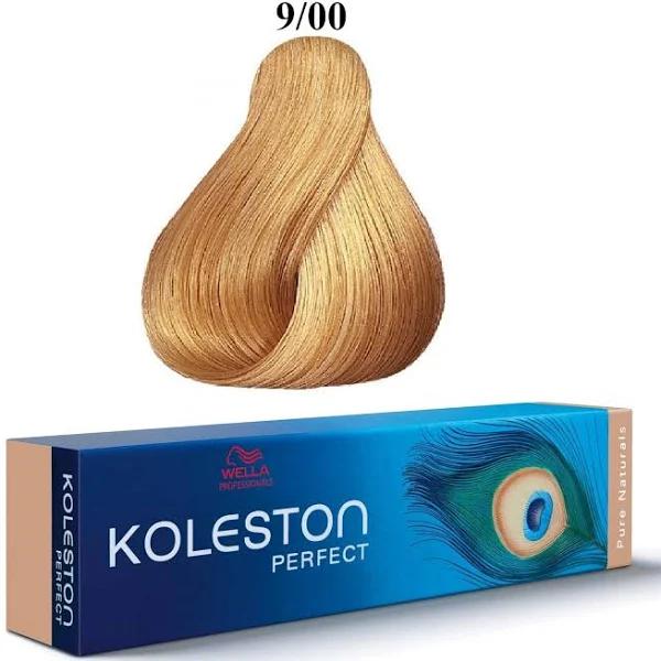 Wella Professionals Koleston Perfect, Permanent Hair Dye, 9/00 Bright Blonde Natural Intense, 60 ml