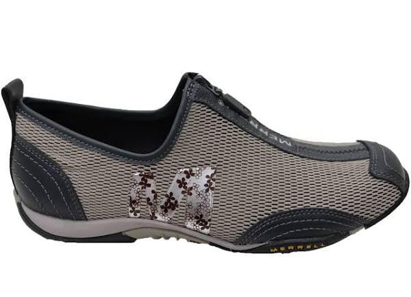 Merrell Barrado Womens Comfortable Flat Casual Zip Shoes - Granite - 7.5 US or 24.5 cm