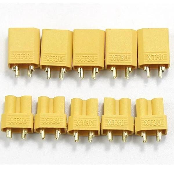 10 Pairs XT30 Male Female Bullet Connector Plug For Lipo Battery