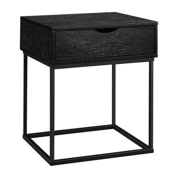 Reims Bedside Table Black by Freedom