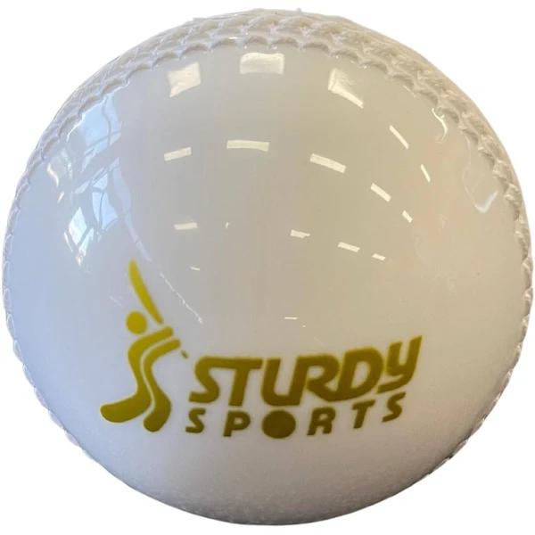 Sturdy Incredi Ball White Cricket Ball - Senior