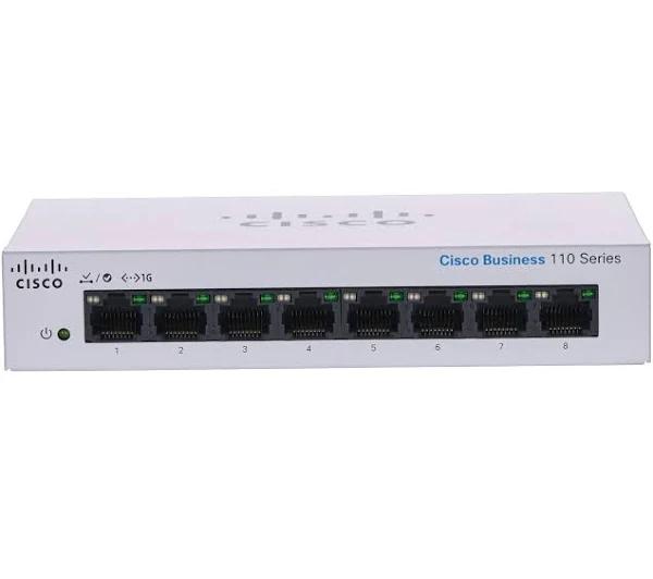 Cisco CBS110-8T-D-AU Unmanaged 8-Port GE Desktop Switch