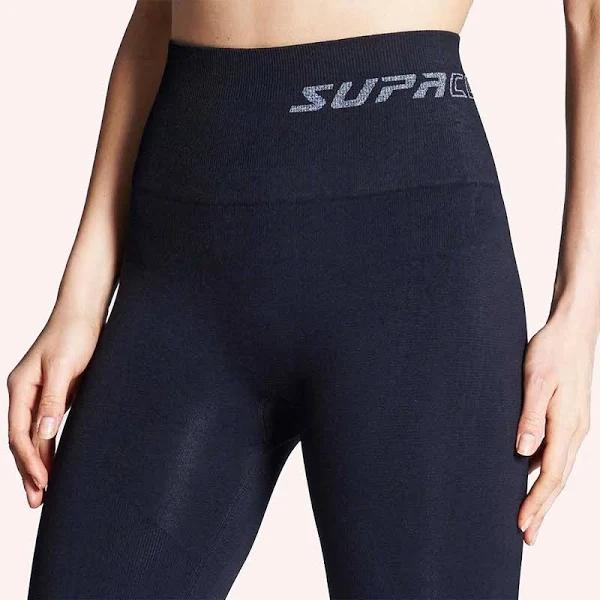 Supacore - Women's Black Compression Bottoms - Patented Olivia Coretech Bestseller Injury Recovery and Postpartum Compression Leggings - Size One