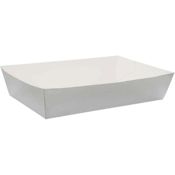 Lunch Trays - Paper, Metallic Silver 10 PK