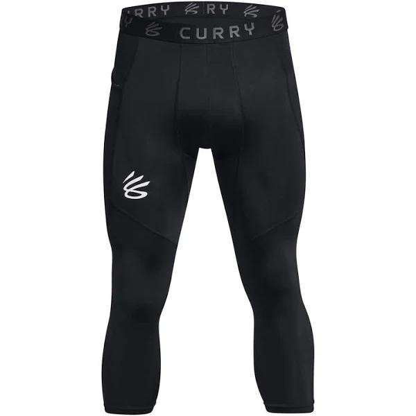 Under Armour Men's Curry Brand ¾ Leggings Black XL