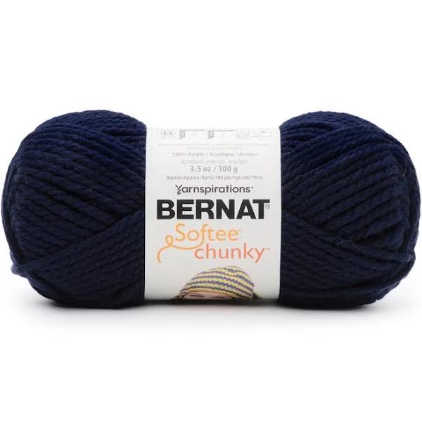 Bernat Navy Night Yarn Softee Chunky