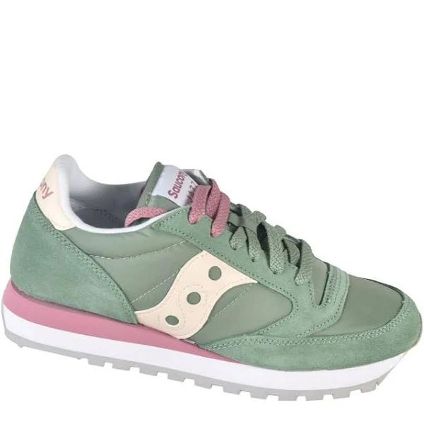 Saucony Jazz Original Shoes Green Pink White Women - 40