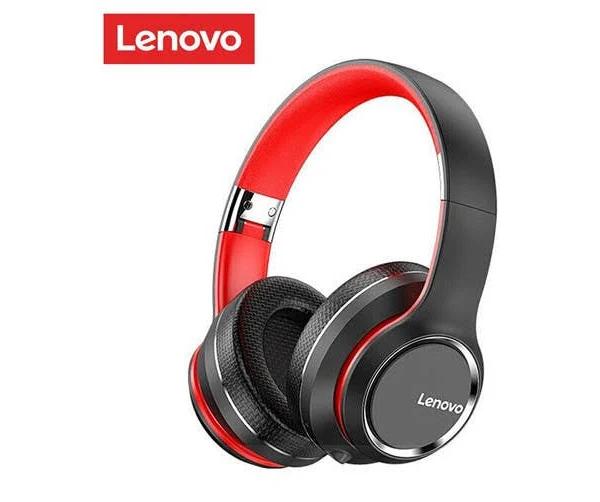 Lenovo HD200 Foldable Over Ear Headset Bluetooth 5.0 Wireless Headphones Sports Music Earphone 3.5mm Aux in MP3 Player with Microphone