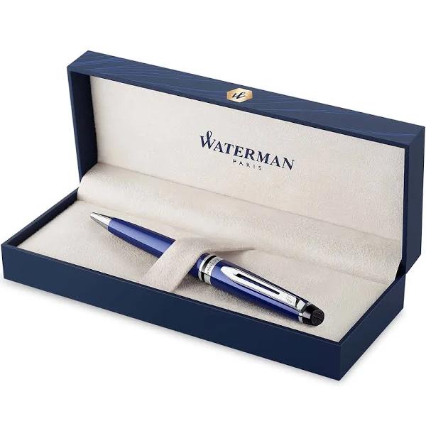 Waterman Expert Ballpoint Pen Dark Blue