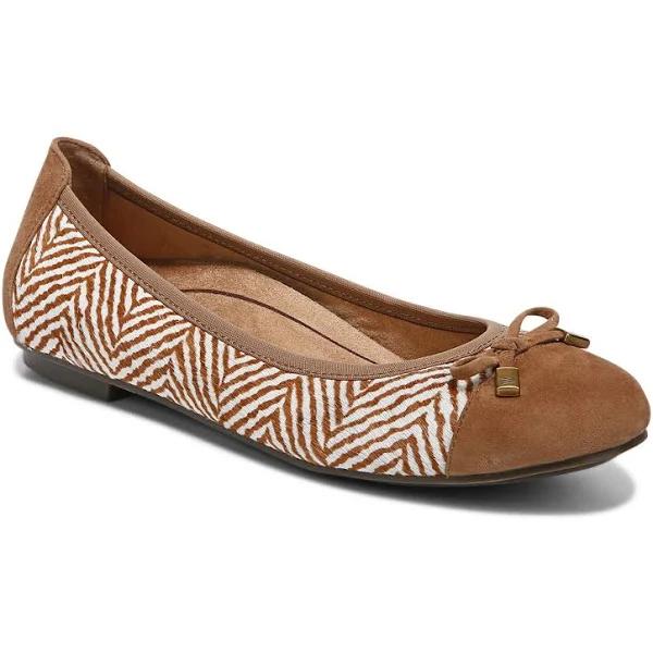 Vionic - Women's Brown Ballet Flats - Minna Ballet Flats - Size One Size, 8 at The Iconic