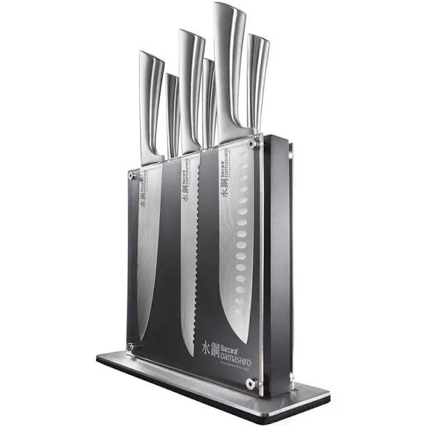 Baccarat Damashiro 7 Piece Kin Knife Block