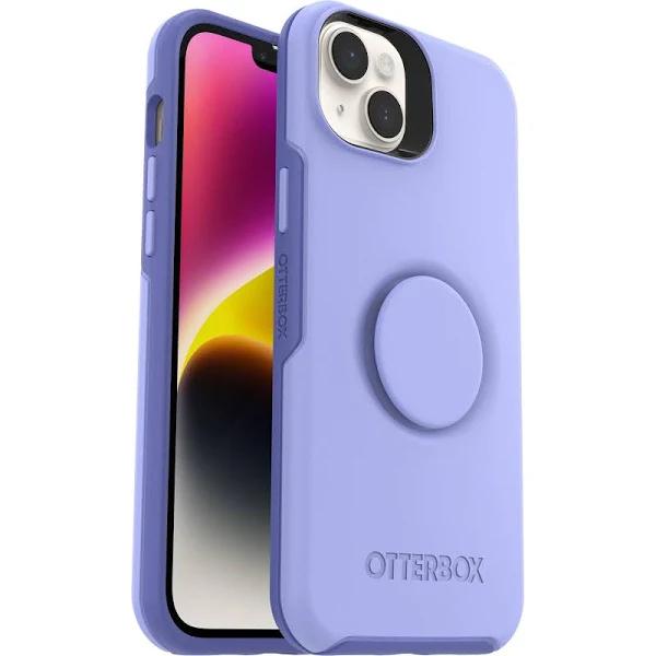 OtterBox Apple iPhone 14 Plus Otter + Pop Symmetry Series Antimicrobial Case - Periwink (Purple) (77-88749)