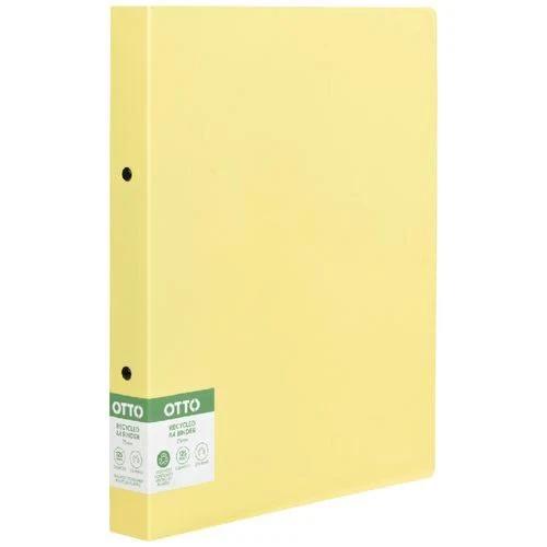 Otto A4 2D Post Consumer Recycled Binder 25mm Lemon