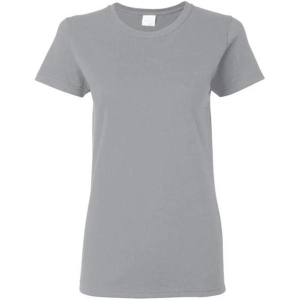 Gildan Ladies/Womens Heavy Cotton Missy Fit Short Sleeve T-Shirt Sport Grey XL