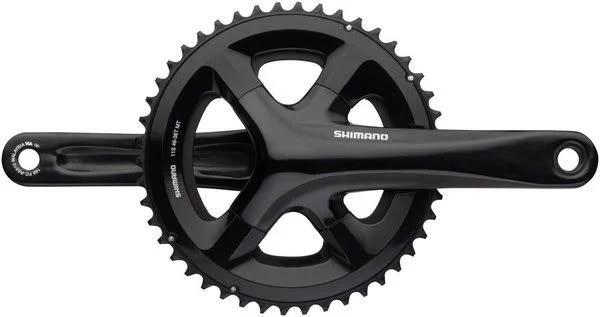 Shimano 105 FC-RS510 Crankset - 170mm 11-Speed 50/34t 110 Asymmetric, Black