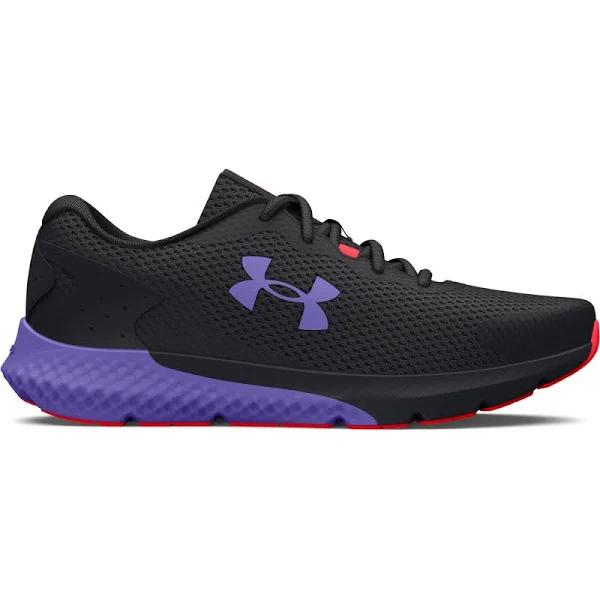 Under Armour Charged Rogue 3 Shoes Black Lilac Pink Women - 35.5