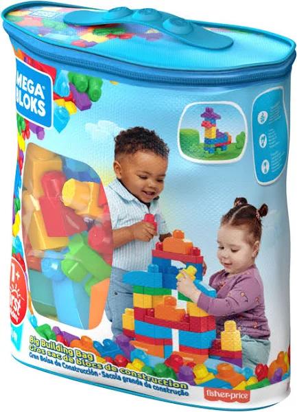 Mega Bloks 60 Pieces Bag - Blue