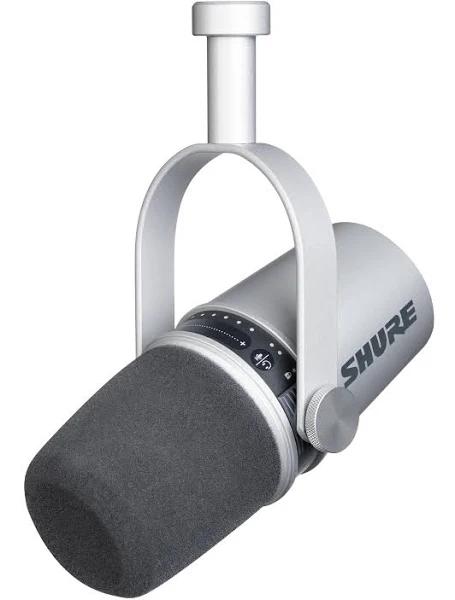 Shure MV7 Podcast Microphone XLR/USB Silver