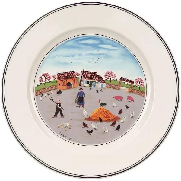 Villeroy & Boch - Design Naif Salad Plate Poultry Farm