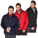 Helly Hansen Crew Hooded Mens Jacket - Red