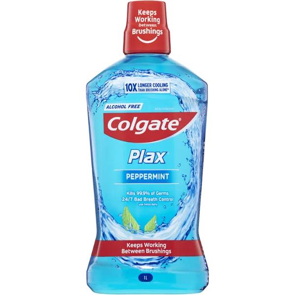 Colgate Plax Mouthwash Peppermint 1 Litre