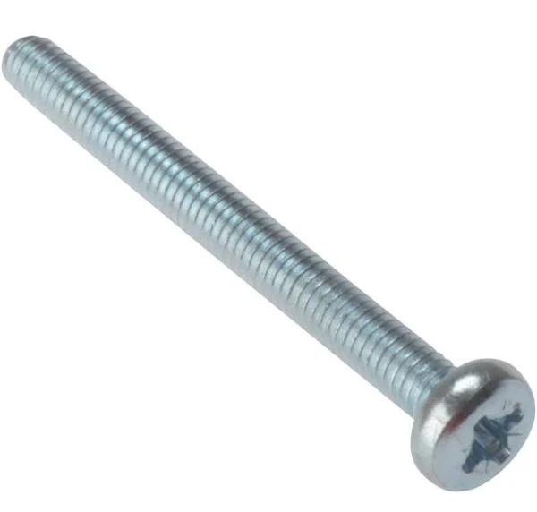 ForgeFix - Machine Screw Pozi Pan Head ZP M4 x 30mm Bag 25